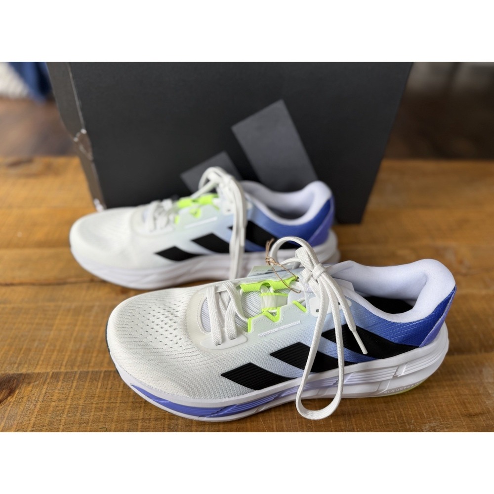 adidas Questar 3 Running Mens Blue, White , Black Sneakers Athletic Shoes JI4616
